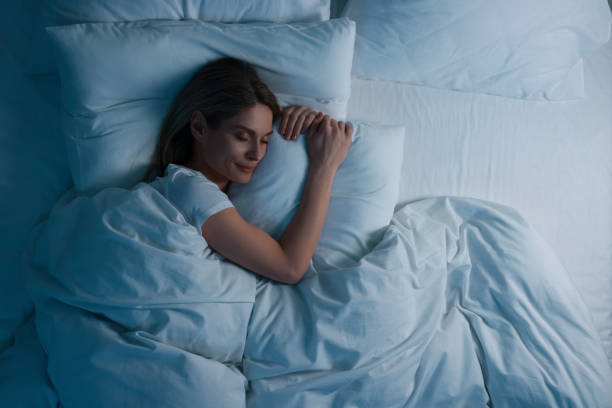 Soft bedding ready for muscle relaxation practice